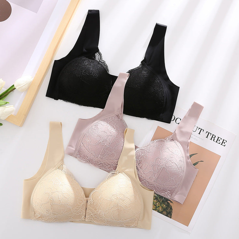 Bazorn Women's Plus Size Push Up Lace Bras
