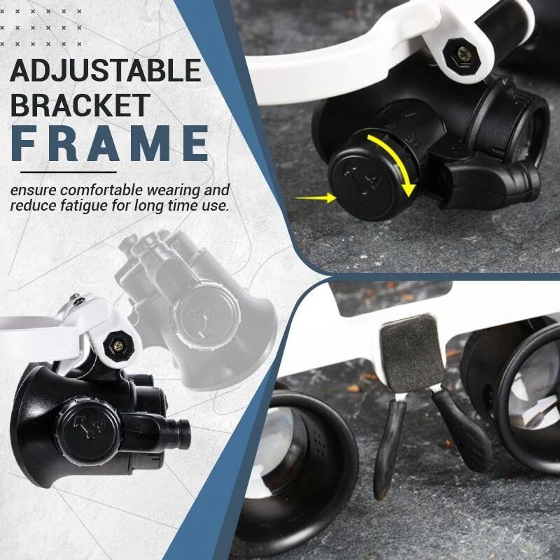 Bazorn LED Glasses Magnifier