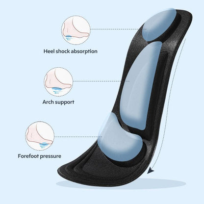 Bazorn  4d Memory Foam Orthopedic Insoles For Shoes Women Men