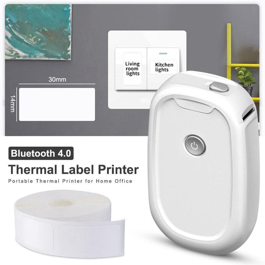 Wireless Bluetooth Mini Thermal Label Maker Printer