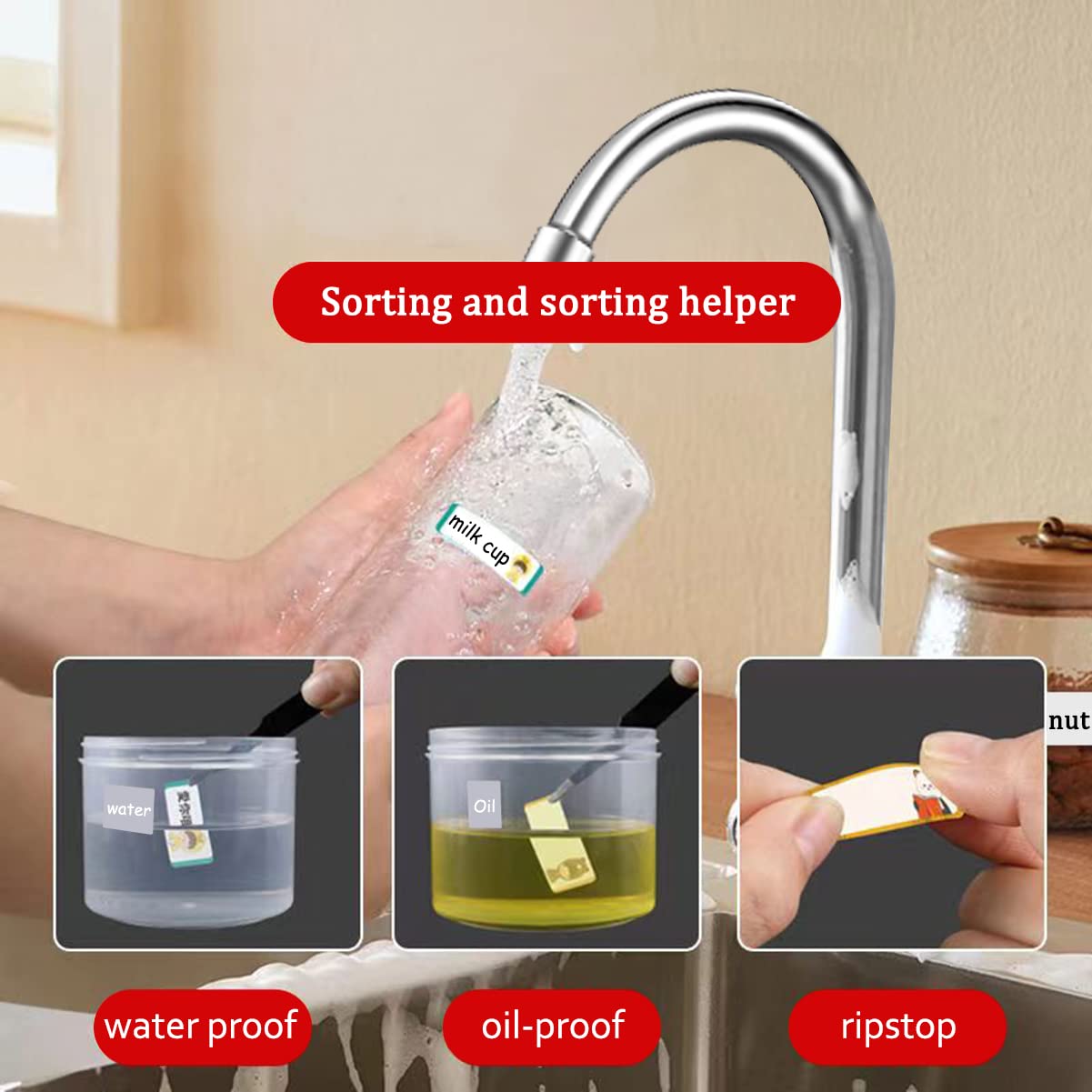 Wireless Bluetooth Mini Thermal Label Maker Printer