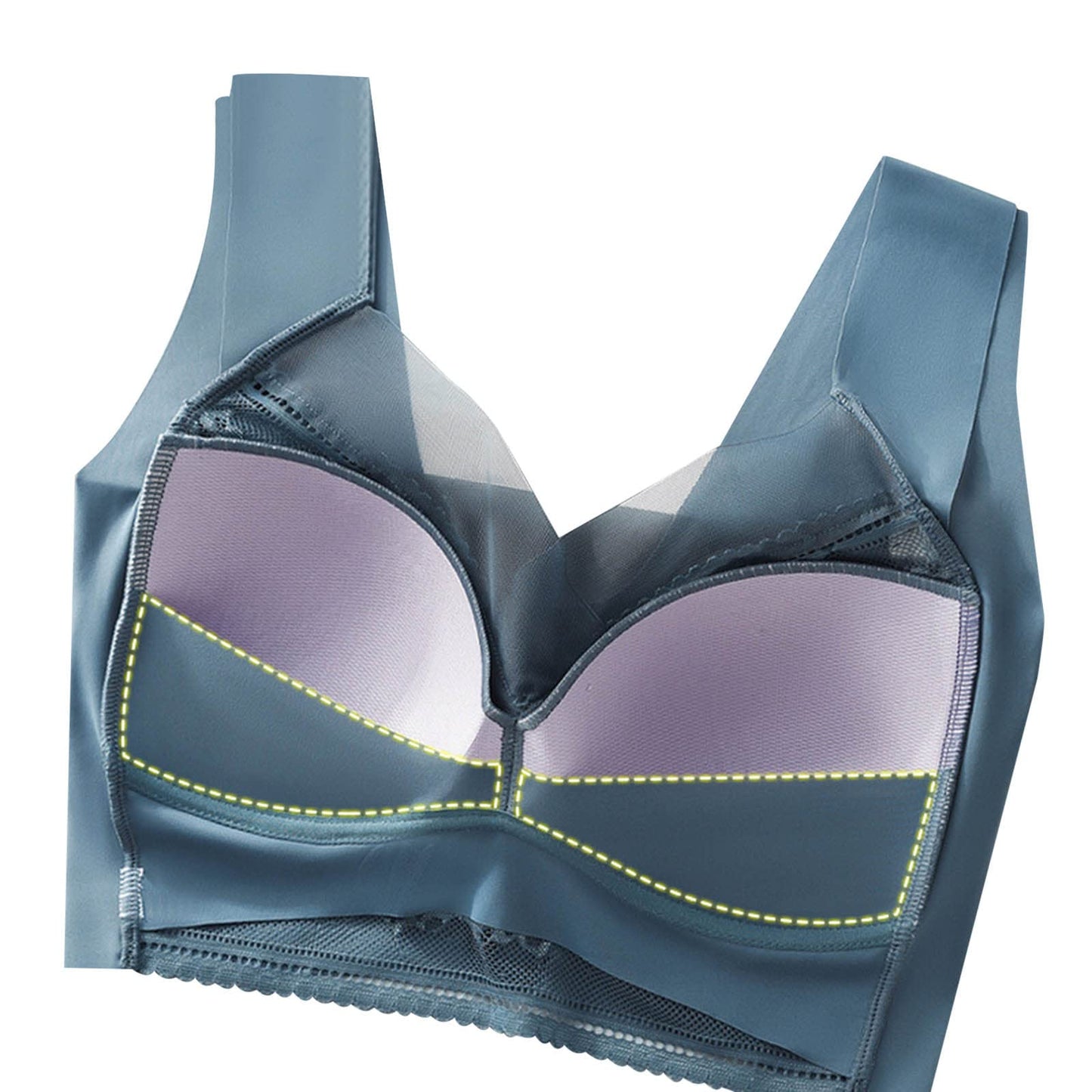 Bazorn Women's push-up lace push-up bra for beautiful back