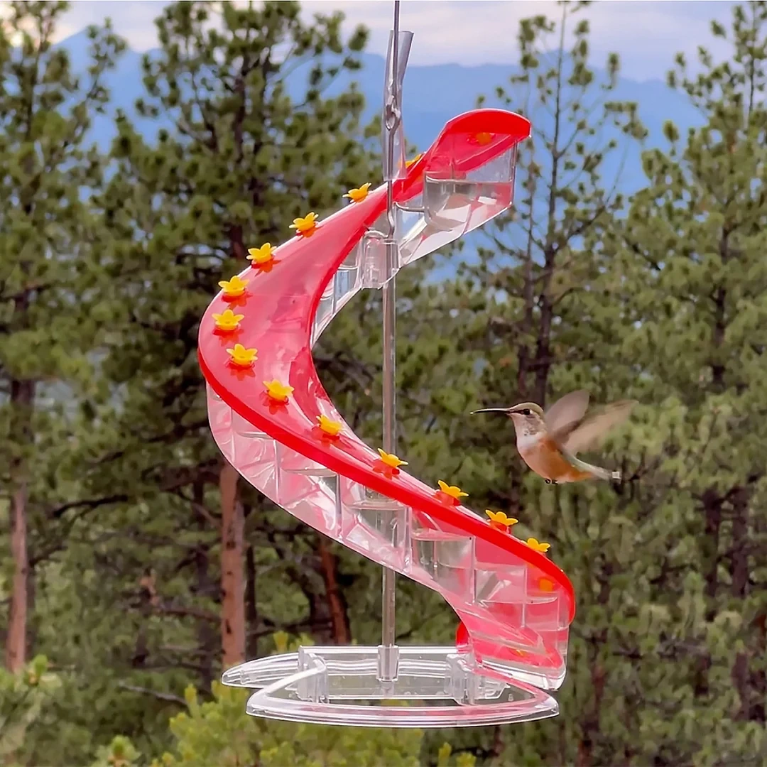 Bazorn DNA Helix 32-Port Hummingbird Feeder