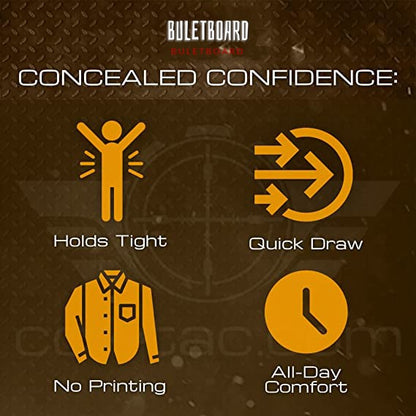 MEN/WOMEN’S CONCEALED LEATHER HOLSTER T-SHIRT