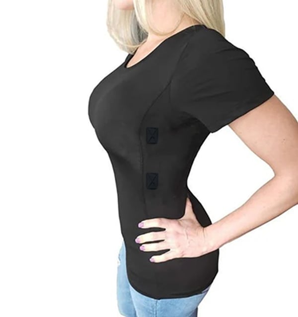 MEN/WOMEN’S CONCEALED LEATHER HOLSTER T-SHIRT