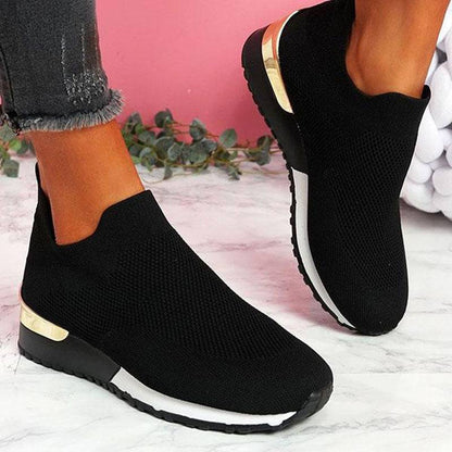 Bazorn Elastic Slip-on Flat Shoes