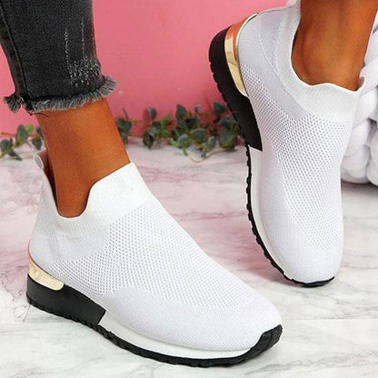 Bazorn Elastic Slip-on Flat Shoes