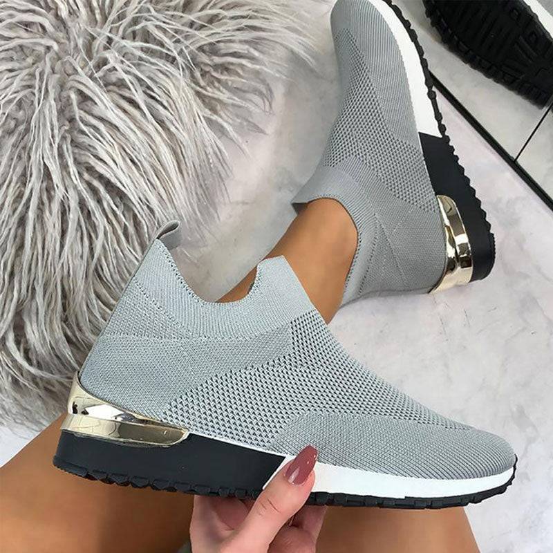 Bazorn Elastic Slip-on Flat Shoes