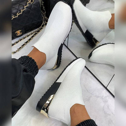 Bazorn Elastic Slip-on Flat Shoes