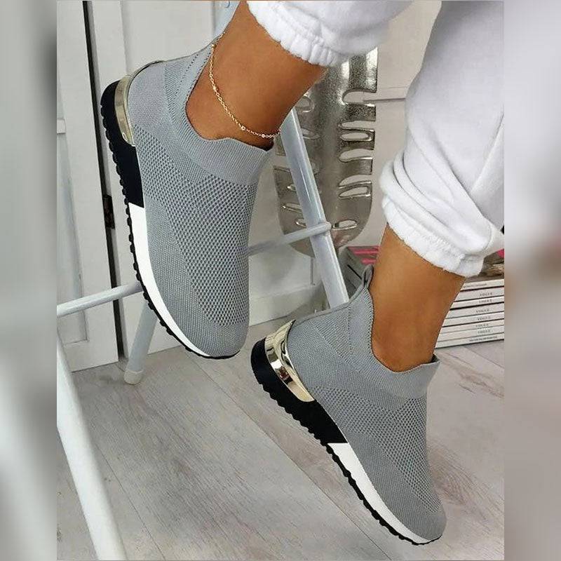 Bazorn Elastic Slip-on Flat Shoes