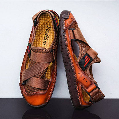 Bazorn Men's Casual Beach Breathable Plus Size Sandals