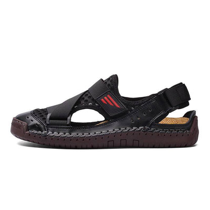 Bazorn Men's Casual Beach Breathable Plus Size Sandals