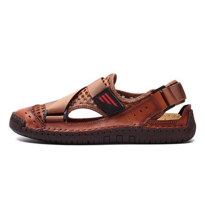Bazorn Men's Casual Beach Breathable Plus Size Sandals