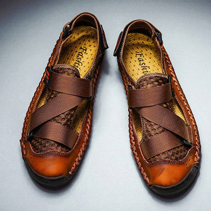 Bazorn Men's Casual Beach Breathable Plus Size Sandals