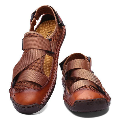 Bazorn Men's Casual Beach Breathable Plus Size Sandals
