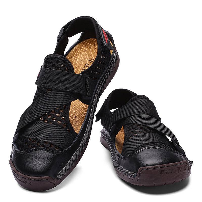 Bazorn Men's Casual Beach Breathable Plus Size Sandals