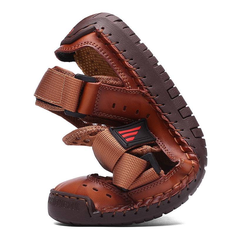 Bazorn Men's Casual Beach Breathable Plus Size Sandals