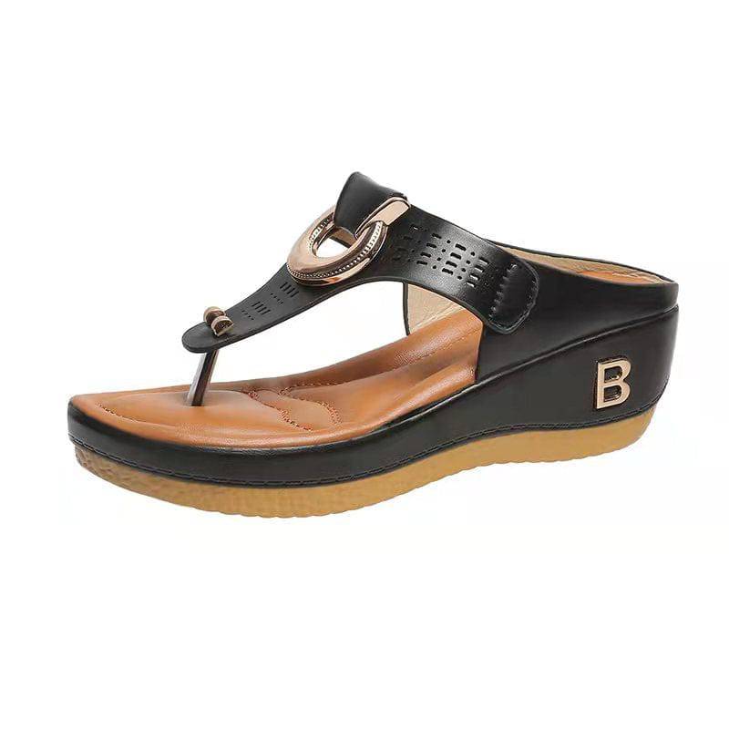 Bazorn  Ladies Flip Flop Wedge slippers