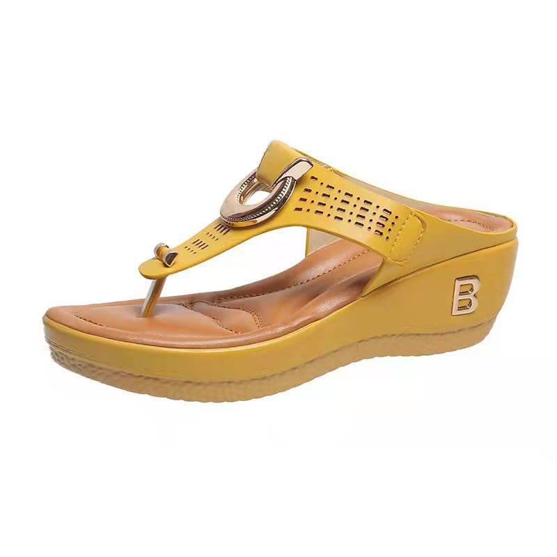 Bazorn  Ladies Flip Flop Wedge slippers